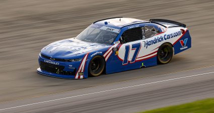 Corey Day’s 2025 #17 HendrickCars.com Chevrolet paint scheme.