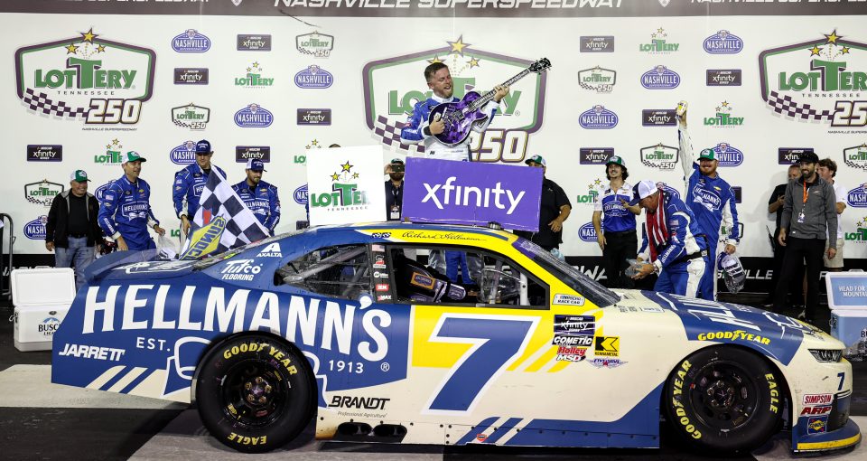 Justin Allgaier dominates Xfinity race at Nashville, scores third win ...