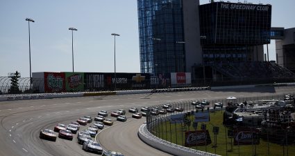 FORT WORTH, TEXAS - MAY 04: A general view of racing during the NASCAR Cup Series Würth 400 at Texas Motor Speedway on May 04, 2025 in Fort Worth, Texas. (Photo by Sean Gardner/Getty Images) | Getty Images