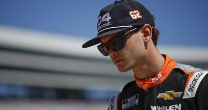 FORT WORTH, TEXAS - MAY 03: Jesse Love, driver of the #62 C4 Ultimate Energy Chevrolet, waits on the grid during qualifying for the NASCAR Cup Series Würth 400 at Texas Motor Speedway on May 03, 2025 in Fort Worth, Texas. (Photo by Sean Gardner/Getty Images) | Getty Images