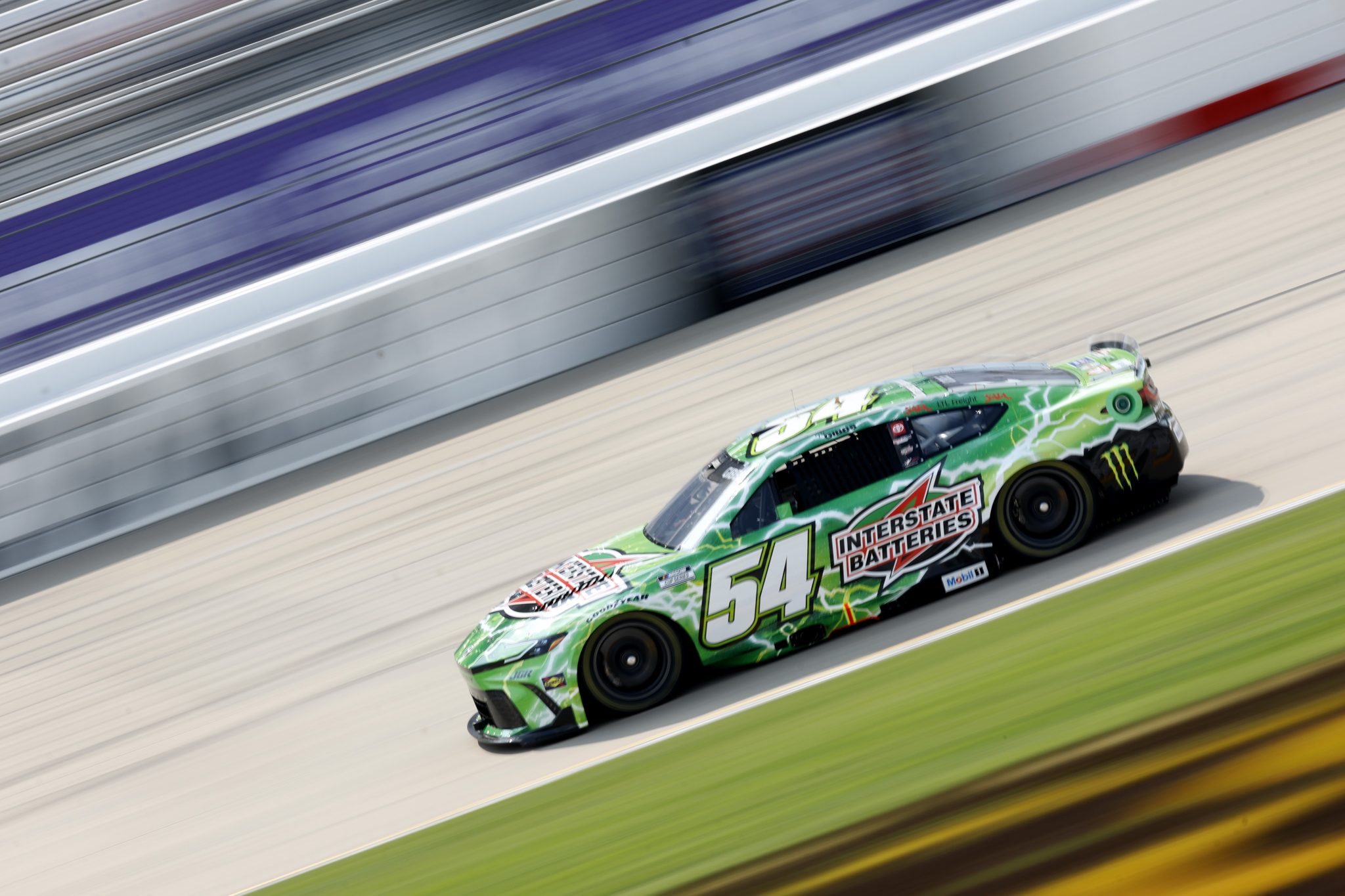 LEBANON, TENNESSEE - MAY 31: Ty Gibbs, driver of the #54 Interstate Batteries Toyota, drives during practice for the NASCAR Cup Series Cracker Barrel 400 at Nashville Superspeedway on May 31, 2025 in Lebanon, Tennessee. (Photo by Sean Gardner/Getty Images) | Getty Images