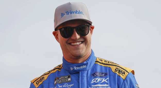 LEBANON, TENNESSEE - JUNE 01: Ryan Preece, driver of the #60 Trimble Ford, walks onstage during driver intros prior to the NASCAR Cup Series Cracker Barrel 400 at Nashville Superspeedway on June 01, 2025 in Lebanon, Tennessee. (Photo by Sean Gardner/Getty Images) | Getty Images