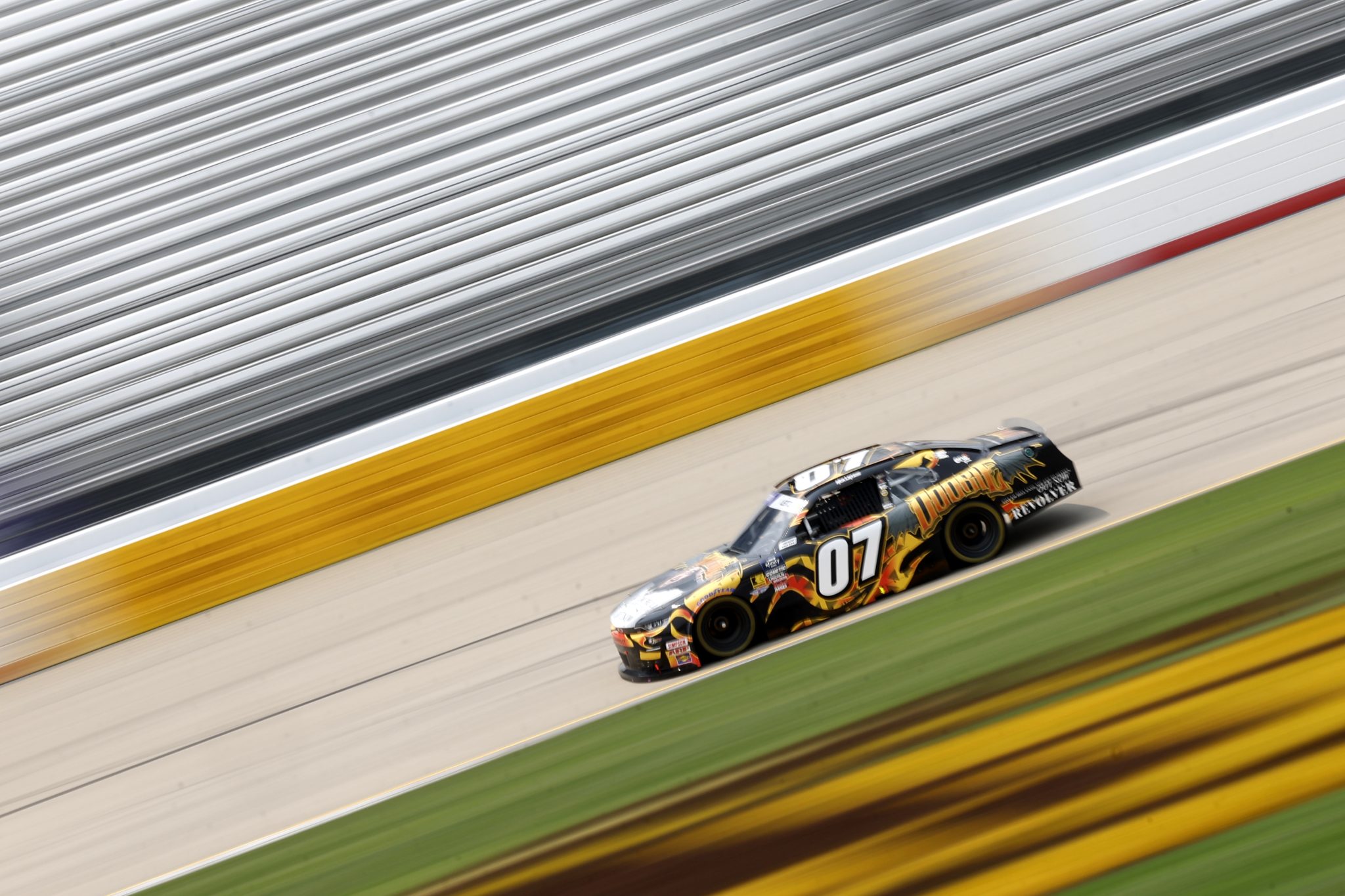 LEBANON, TENNESSEE - MAY 31: Nick Leitz, driver of the #07 Doobie Chevrolet, drives during practice for the NASCAR Xfinity Series Tennessee Lottery 250 at Nashville Superspeedway on May 31, 2025 in Lebanon, Tennessee. (Photo by Sean Gardner/Getty Images) | Getty Images