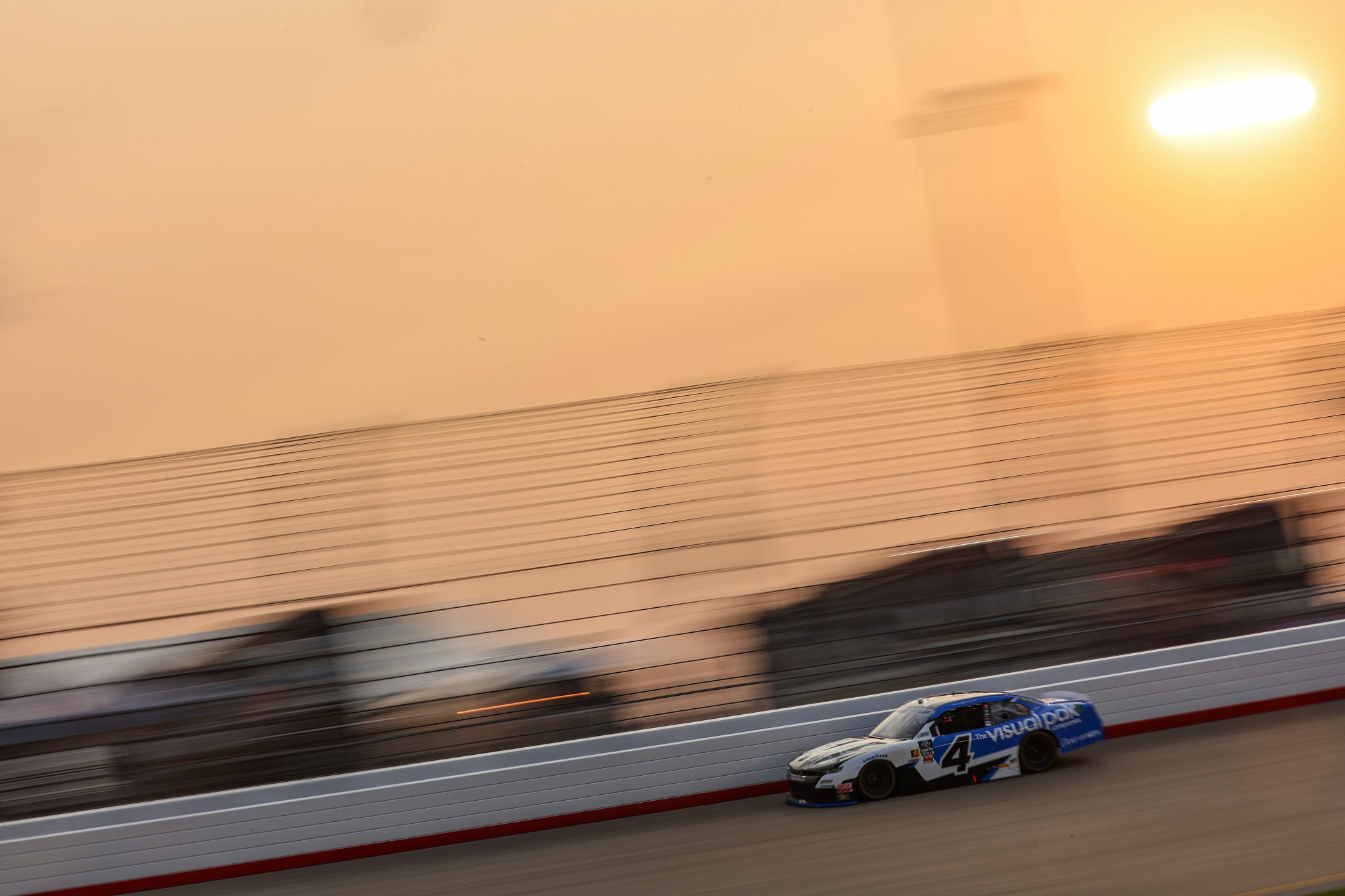 LEBANON, TENNESSEE - MAY 31: Parker Retzlaff, driver of the #4 Dove MenCare Chevrolet, drives during the NASCAR Xfinity Series Tennessee Lottery 250 at Nashville Superspeedway on May 31, 2025 in Lebanon, Tennessee. (Photo by James Gilbert/Getty Images) | Getty Images