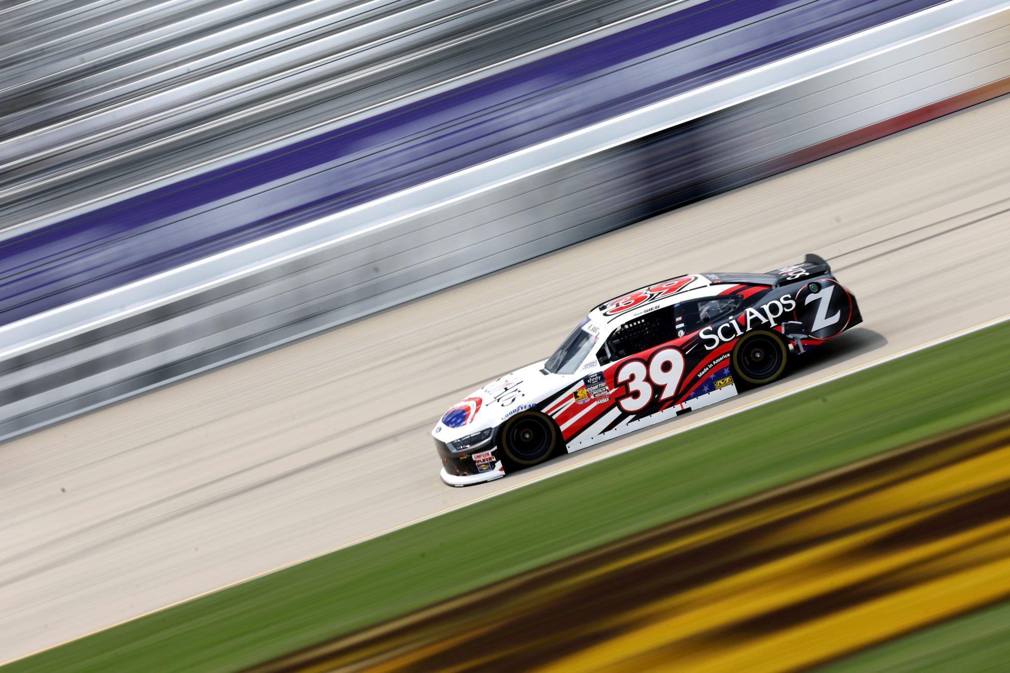 LEBANON, TENNESSEE - MAY 31: Ryan Sieg, driver of the #39 Sci Aps Ford, drives during practice for the NASCAR Xfinity Series Tennessee Lottery 250 at Nashville Superspeedway on May 31, 2025 in Lebanon, Tennessee. (Photo by Sean Gardner/Getty Images) | Getty Images