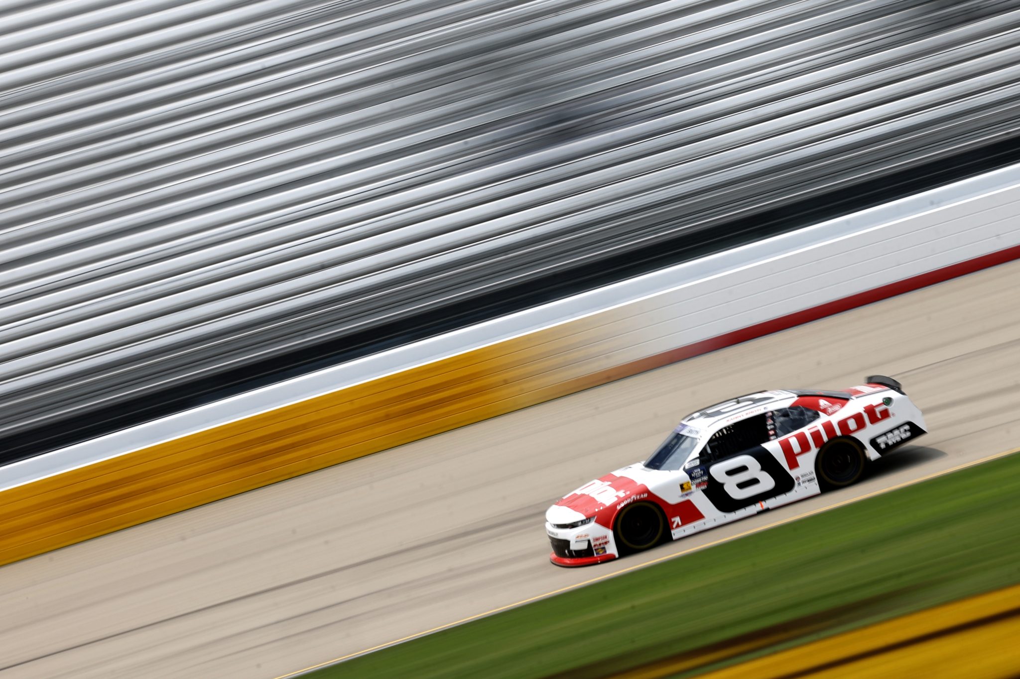 LEBANON, TENNESSEE - MAY 31: Sammy Smith, driver of the #8 Pilot Chevrolet, drives during practice for the NASCAR Xfinity Series Tennessee Lottery 250 at Nashville Superspeedway on May 31, 2025 in Lebanon, Tennessee. (Photo by Sean Gardner/Getty Images) | Getty Images