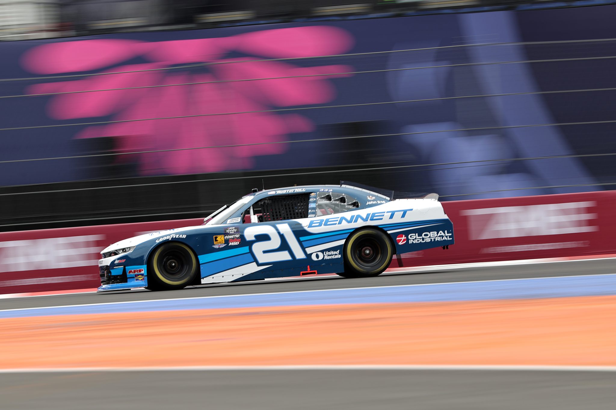 MEXICO CITY, MEXICO - JUNE 14: Austin Hill, driver of the #21 Bennett Transportation Chevrolet, drives during practice for the NASCAR Xfinity Series The Chilango 150 at Autodromo Hermanos Rodriguez on June 14, 2025 in Mexico City, Mexico. (Photo by James Gilbert/Getty Images) | Getty Images