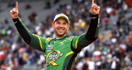 MEXICO CITY, MEXICO - JUNE 14: Daniel Suarez, driver of the #9 Quaker State Chevrolet, celebrates after winning the NASCAR Xfinity Series The Chilango 150 at Autodromo Hermanos Rodriguez on June 14, 2025 in Mexico City, Mexico. (Photo by Sean Gardner/Getty Images) | Getty Images