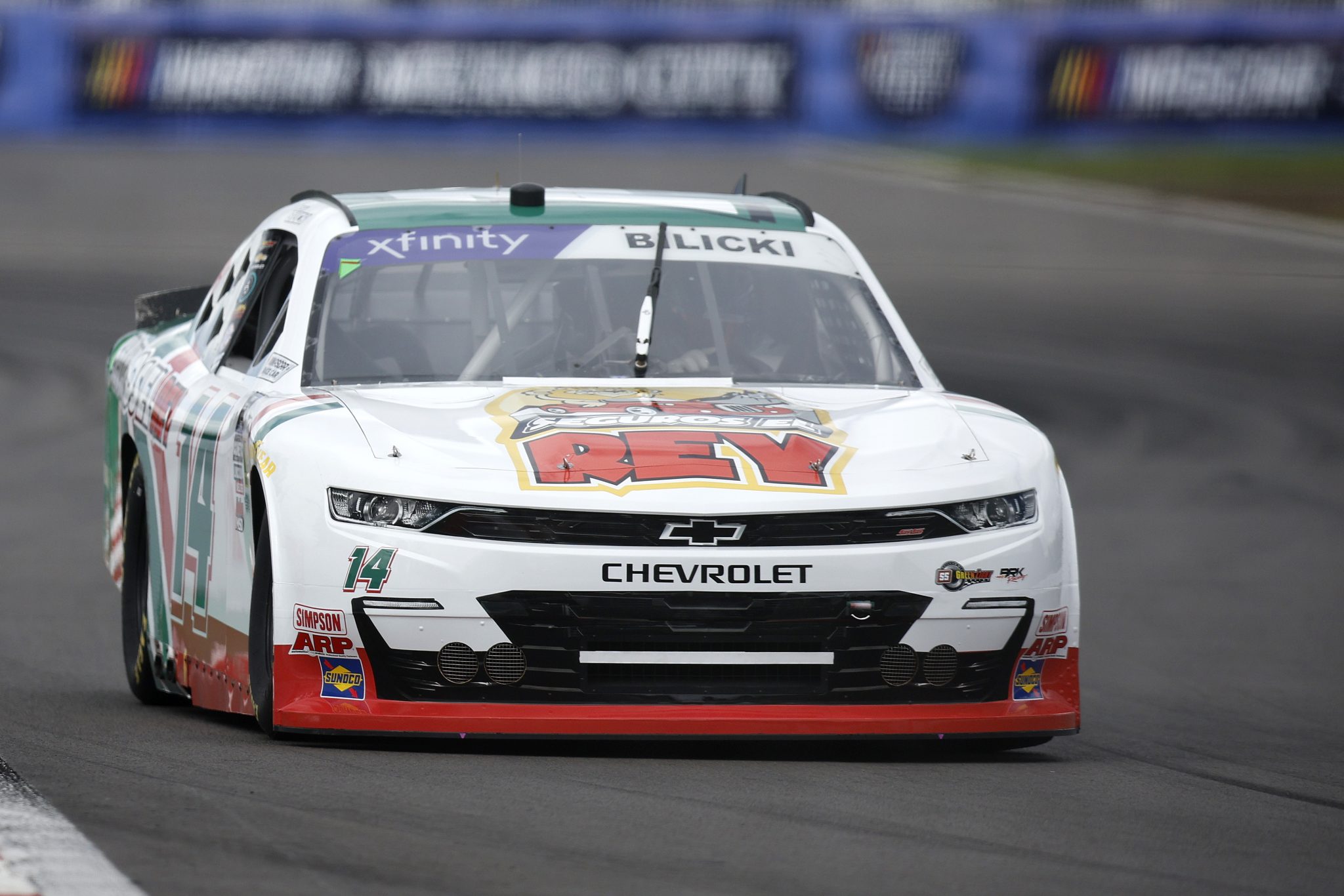 MEXICO CITY, MEXICO - JUNE 14: Josh Bilicki, driver of the #14 Seguros El Rey Chevrolet, drives during practice for the NASCAR Xfinity Series The Chilango 150 at Autodromo Hermanos Rodriguez on June 14, 2025 in Mexico City, Mexico. (Photo by Sean Gardner/Getty Images) | Getty Images