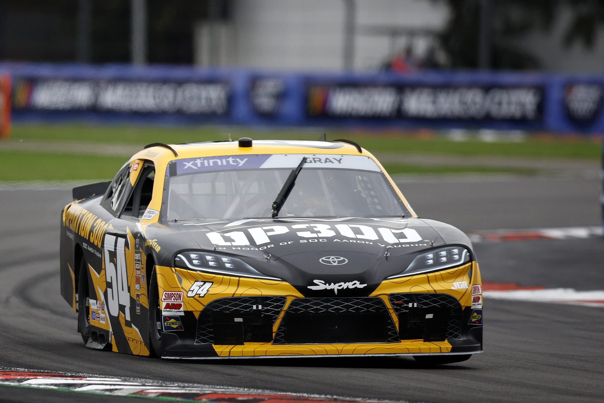 MEXICO CITY, MEXICO - JUNE 14: Taylor Gray, driver of the #54 Operation 300 Toyota, drives during practice for the NASCAR Xfinity Series The Chilango 150 at Autodromo Hermanos Rodriguez on June 14, 2025 in Mexico City, Mexico. (Photo by Sean Gardner/Getty Images) | Getty Images