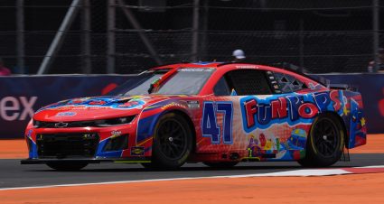 MEXICO CITY, MEXICO - JUNE 13: Ricky Stenhouse Jr, driver of the #47 Fun Pops Chevrolet, drives during practice for the NASCAR Cup Series Viva Mexico 250 at Autodromo Hermanos Rodriguez on June 13, 2025 in Mexico City, Mexico. (Photo by Luis Cano/Jam Media/Getty Images)