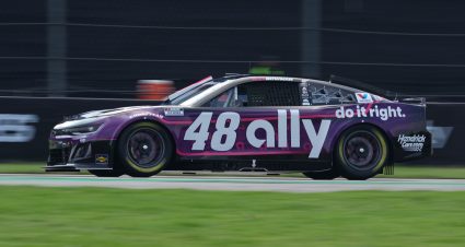 MEXICO CITY, MEXICO - JUNE 13: Alex Bowman, driver of the #48 Ally Chevrolet, drives during practice for the NASCAR Cup Series Viva Mexico 250 at Autodromo Hermanos Rodriguez on June 13, 2025 in Mexico City, Mexico. (Photo by Luis Cano/Jam Media/Getty Images)