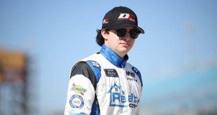HOMESTEAD, FLORIDA - MARCH 22: Dawson Cram, driver of the #74 Realty.com Chevrolet, walks the grid during practice for the NASCAR Xfinity Series Hard Rock Bet 300 at Homestead-Miami Speedway on March 22, 2025 in Homestead, Florida. (Photo by James Gilbert/Getty Images) | Getty Images