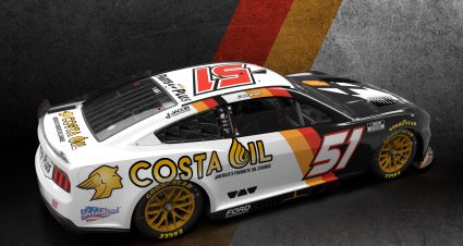 No. 51 Parts Plus Costa 10 Minute Oil Change Ford Mustang Dark Horse