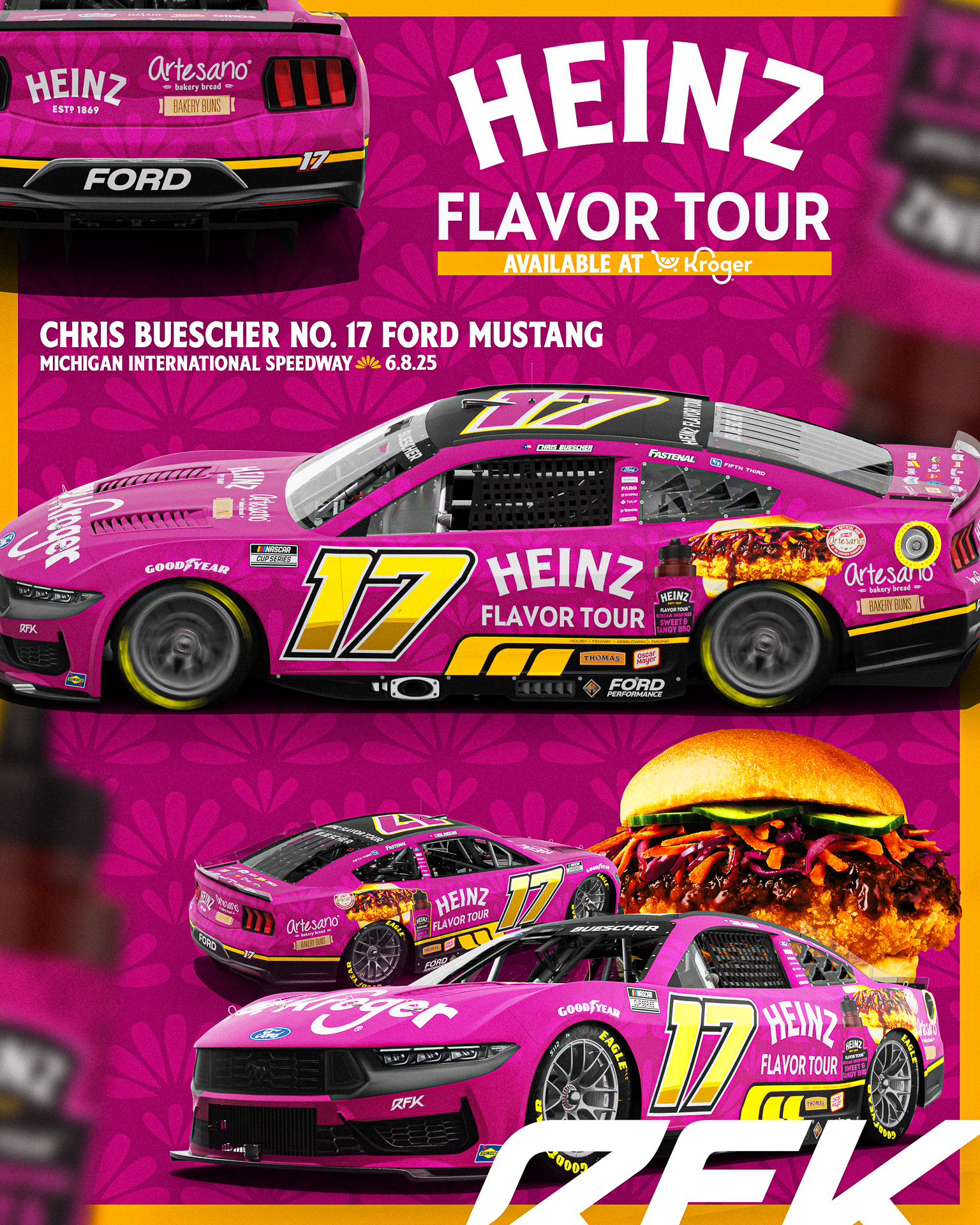 Chris Buescher Michigan Scheme