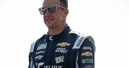 SONOMA, CALIFORNIA - JULY 12: AJ Allmendinger, driver of the #16 Big Sipz Chevrolet, walks the grid during practice for the NASCAR Cup Series Toyota/Save Mart 350 at Sonoma Raceway on July 12, 2025 in Sonoma, California. (Photo by Chris Graythen/Getty Images) | Getty Images