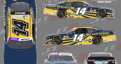 2025 #14 Garrett Smithley NASCAR Xfinity Series paint scheme
