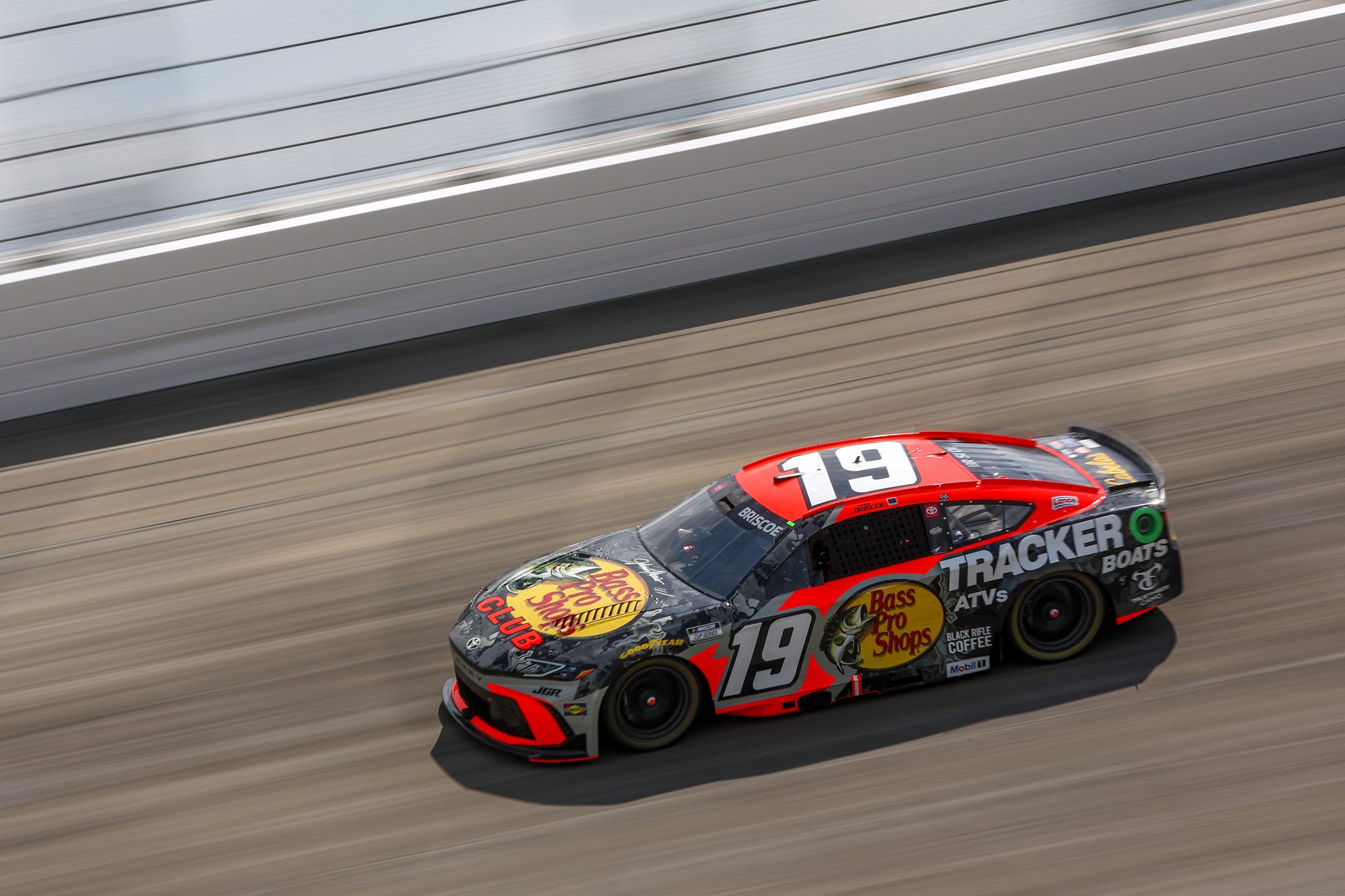 DOVER, DELAWARE - JULY 20: Chase Briscoe, driver of the #19 Bass Pro Shops Toyota, drives during the NASCAR Cup Series AutoTrader EchoPark Automotive 400 at Dover Motor Speedway on July 20, 2025 in Dover, Delaware. (Photo by Meg Oliphant/Getty Images) | Getty Images