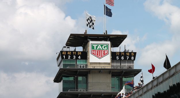 INDIANAPOLIS, INDIANA - JULY 26: A general view of the Pagoda during qualifying for the NASCAR Cup Series Brickyard 400 Presented by PPG at Indianapolis Motor Speedway on July 26, 2025 in Indianapolis, Indiana. (Photo by James Gilbert/Getty Images) | Getty Images