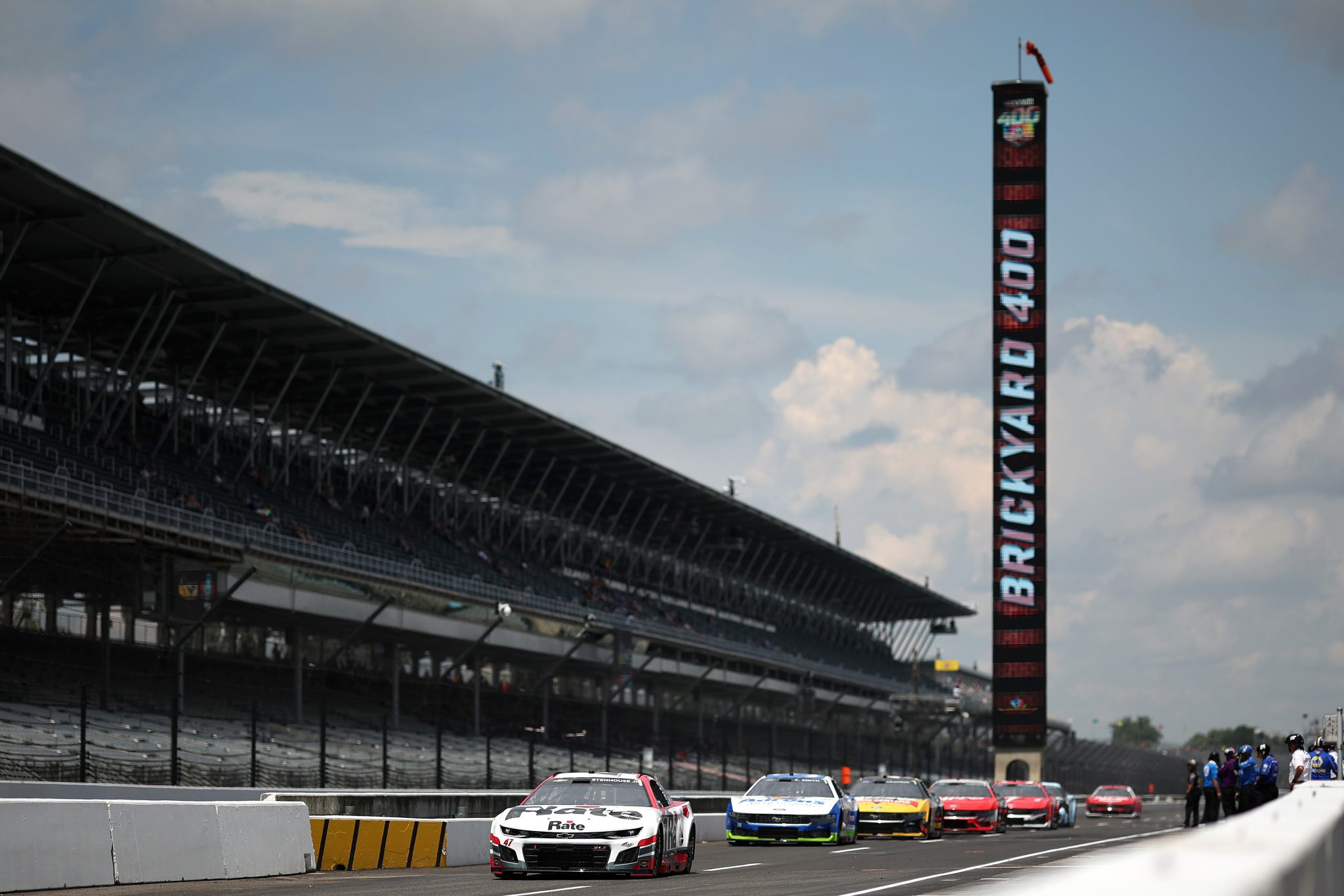 INDIANAPOLIS, INDIANA - JULY 26: A general view of qualifying for the NASCAR Cup Series Brickyard 400 Presented by PPG at Indianapolis Motor Speedway on July 26, 2025 in Indianapolis, Indiana. (Photo by James Gilbert/Getty Images) | Getty Images