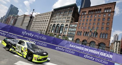 CHICAGO, ILLINOIS - JULY 05: Jeremy Clements, driver of the #51 Alliance Driveway Solutions Chevrolet, drives during qualifying for the NASCAR Xfinity Series The Loop 110 at Chicago Street Course on July 05, 2025 in Chicago, Illinois. (Photo by Logan Riely/Getty Images) | Getty Images