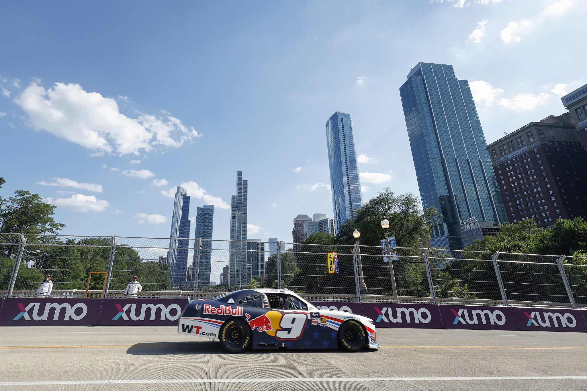 CHICAGO, ILLINOIS - JULY 05: Shane Van Gisbergen, driver of the #9 WeatherTech/Red Bull Chevrolet, drives during the NASCAR Xfinity Series The Loop 110 at Chicago Street Course on July 05, 2025 in Chicago, Illinois. (Photo by Logan Riely/Getty Images) | Getty Images
