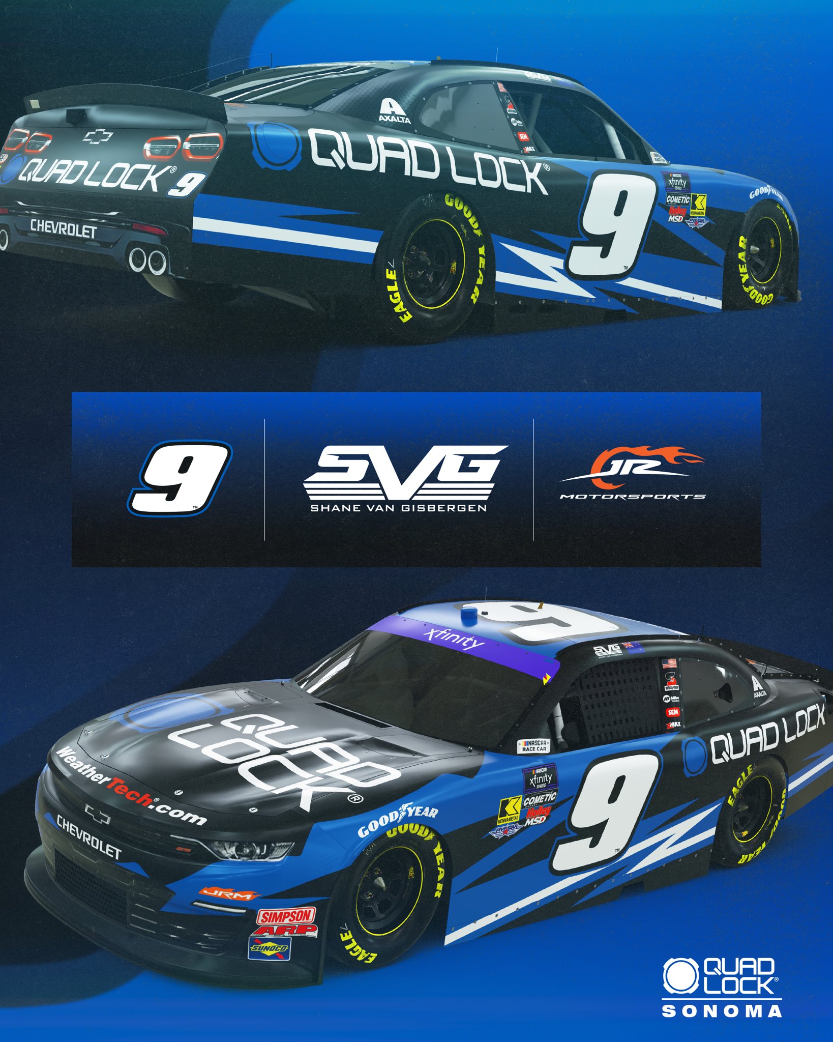 Shane Van Gisbergen Sonoma Scheme