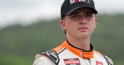 LAKEVILLE, CONNECTICUT - JUNE 28: Brent Crews, driver of the #1 JBL Toyota, waits on the grid prior to the NASCAR Craftsman Truck Series LiUNA! 150 at Lime Rock Park on June 28, 2025 in Lakeville, Connecticut. (Photo by Jonathan Bachman/Getty Images) | Getty Images