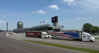 Kratos, Champion Tire & Wheel launch automated truck platoon to support Brickyard 400