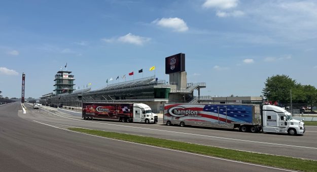 Visit Kratos, Champion Tire & Wheel launch automated truck platoon to support Brickyard 400 page