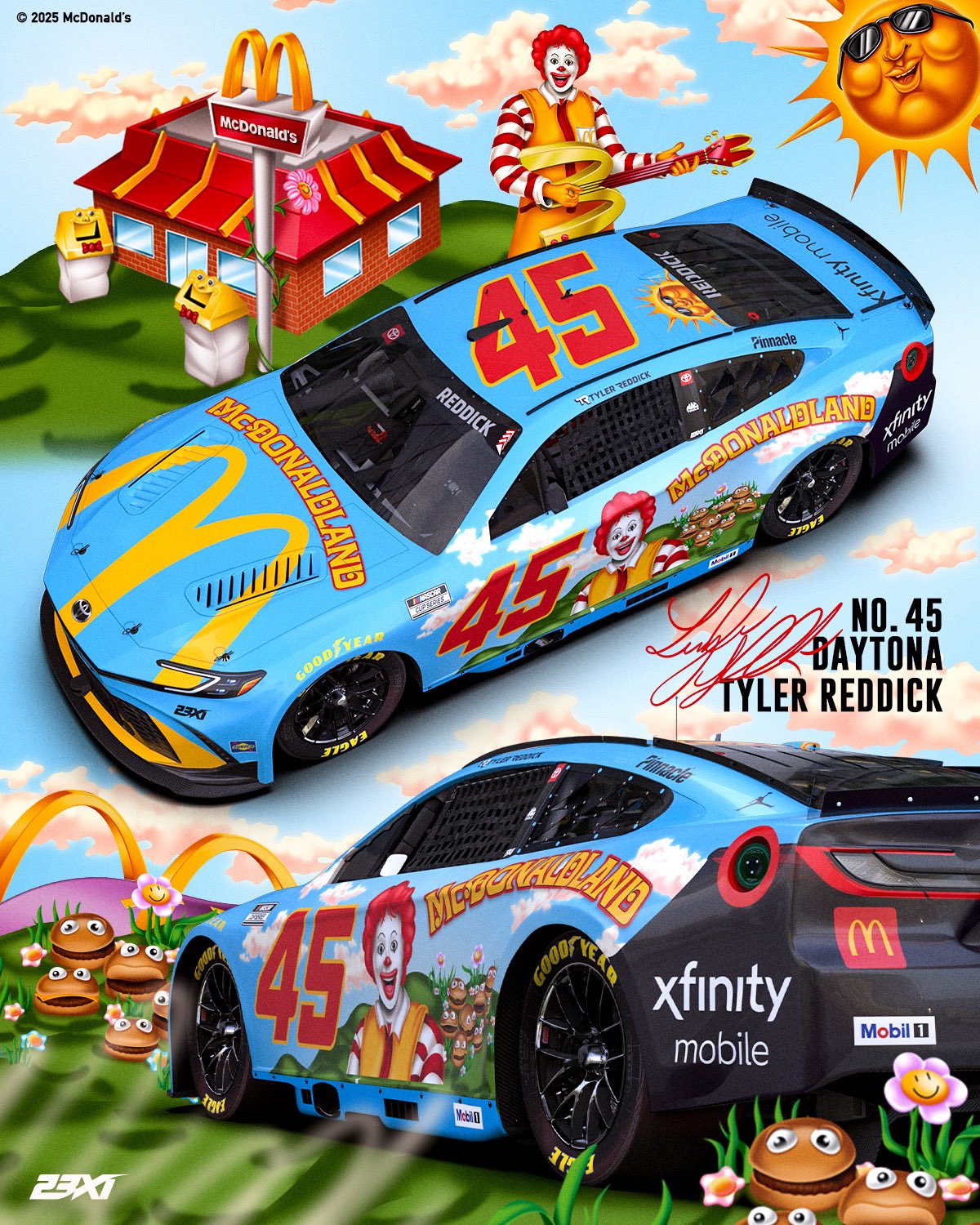 2025 45 Mcdonalds Daytona2