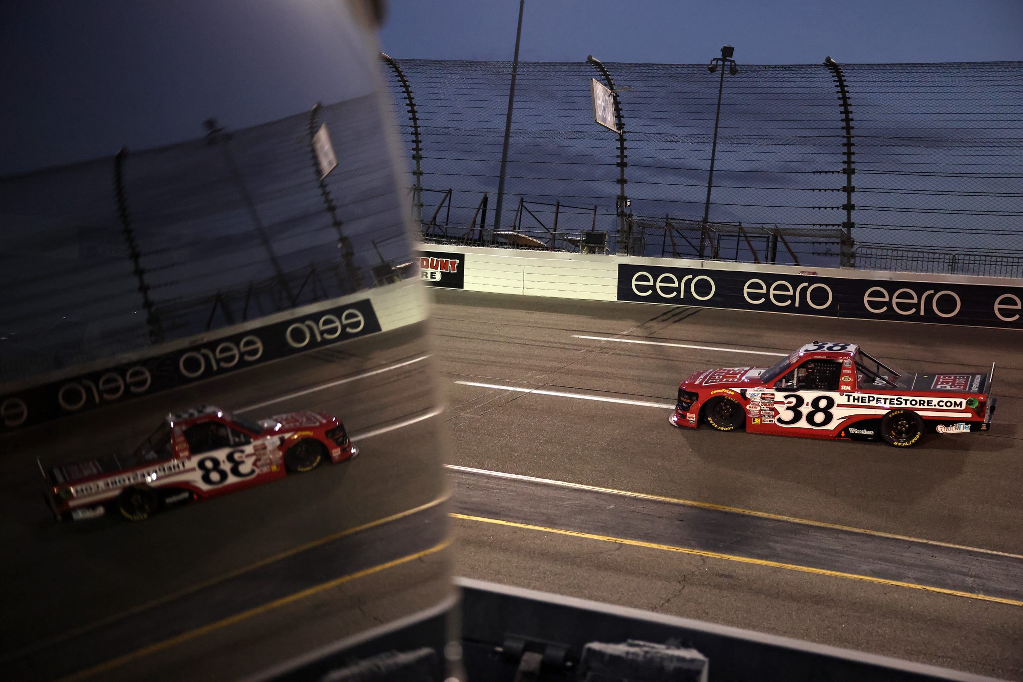 RICHMOND, VIRGINIA - AUGUST 15: Chandler Smith, driver of the #38 The Pete Store Ford, drives during the NASCAR Craftsman Truck Series eero 250 at Richmond Raceway on August 15, 2025 in Richmond, Virginia. (Photo by Samuel Corum/Getty Images) | Getty Images