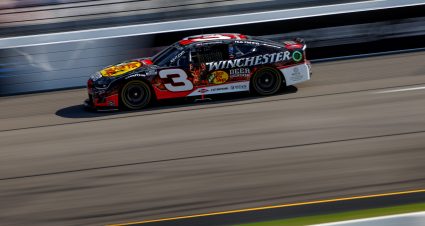 RICHMOND, VIRGINIA - AUGUST 15: Austin Dillon, driver of the #3 Bass Pro/Winchester Chevrolet, drives during practice for the NASCAR Cup Series Cook Out 400 - Practice at Richmond Raceway on August 15, 2025 in Richmond, Virginia. (Photo by Samuel Corum/Getty Images) | Getty Images