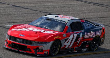RICHMOND, VIRGINIA - AUGUST 15: Cole Custer, driver of the #41 HaasTooling.com Ford, drives during practice for the NASCAR Cup Series Cook Out 400 - Practice at Richmond Raceway on August 15, 2025 in Richmond, Virginia. (Photo by Samuel Corum/Getty Images) | Getty Images