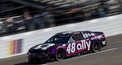 RICHMOND, VIRGINIA - AUGUST 15: Alex Bowman, driver of the #48 Ally Chevrolet, drives during practice for the NASCAR Cup Series Cook Out 400 - Practice at Richmond Raceway on August 15, 2025 in Richmond, Virginia. (Photo by Samuel Corum/Getty Images) | Getty Images