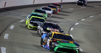 RICHMOND, VIRGINIA - AUGUST 16: Tyler Reddick, driver of the #45 Chumba Casino Toyota, drives during the NASCAR Cup Series Cook Out 400 at Richmond Raceway on August 16, 2025 in Richmond, Virginia. (Photo by Chris Graythen/Getty Images) | Getty Images