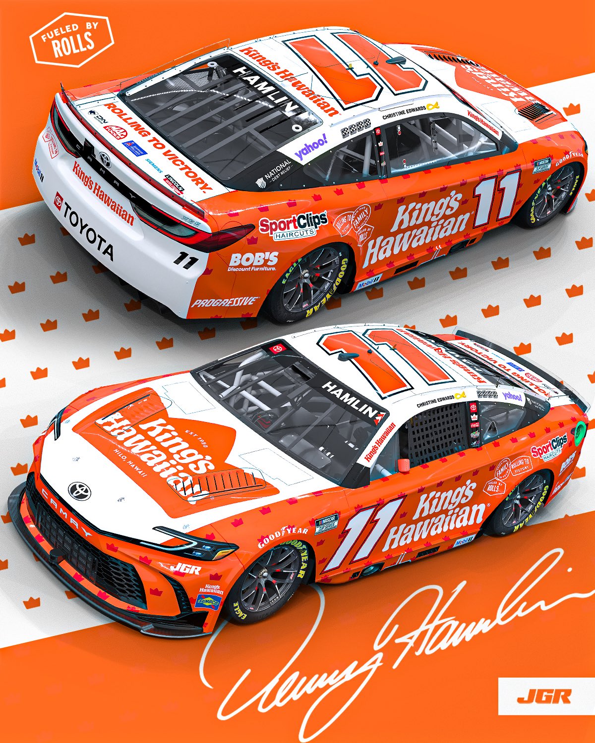 Denny Hamlin Daytona Scheme