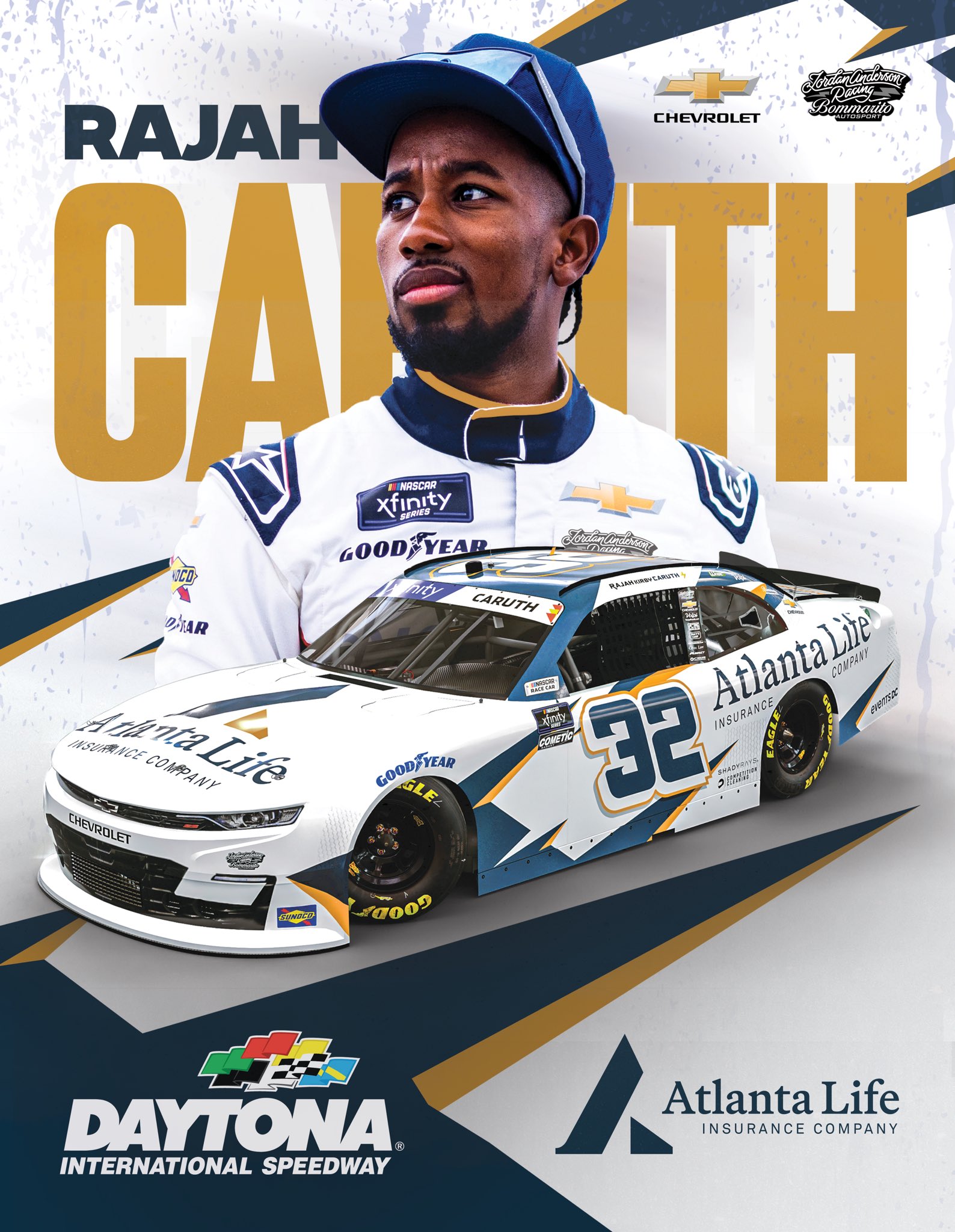 Rajah Caruth Daytona Scheme
