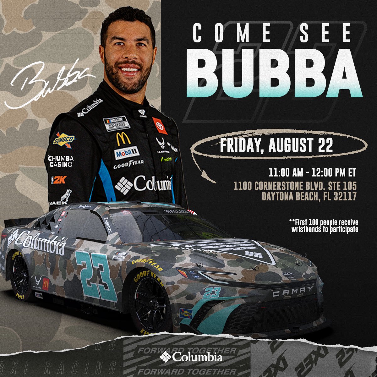 Bubba Wallace Daytona Scheme