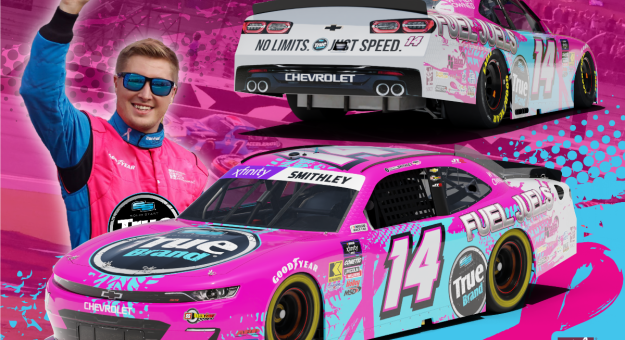 Visit True Brand sponsoring Garrett Smithley at Daytona page