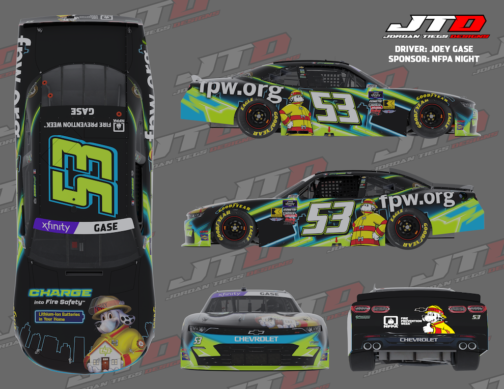 Joey Gase Daytona Scheme