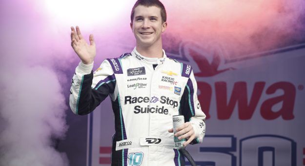 Visit Daniel Dye amid roller coaster rookie season with Kaulig Racing page