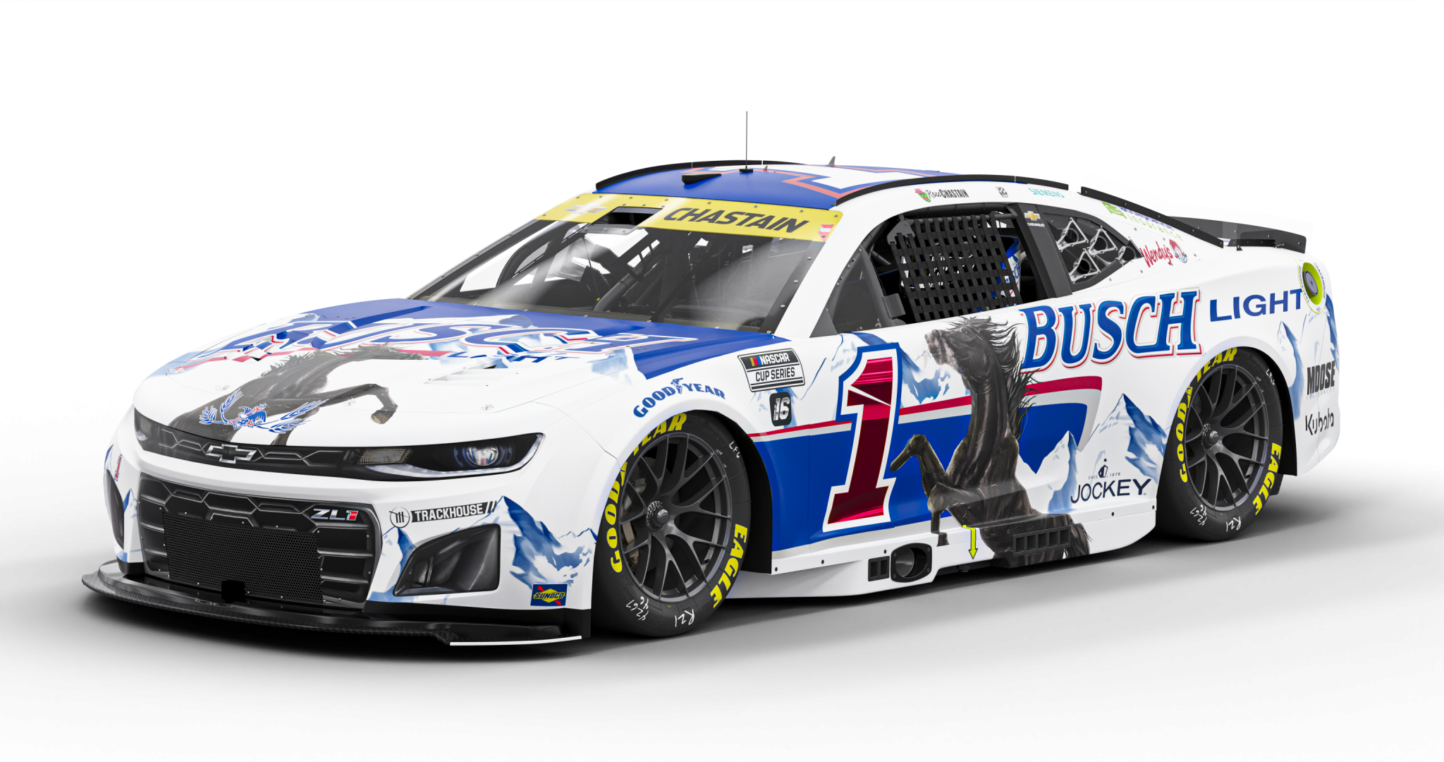 Busch Light Black Stallion Paint Scheme Image 1