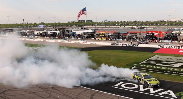 Visit William Byron saves fuel to the max in suspenseful NASCAR Cup win at Iowa page