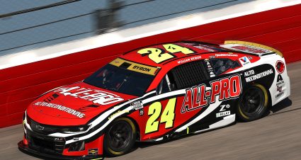 William Byron’s 2025 #24 All-Pro Auto Reconditioning Chevrolet paint scheme.