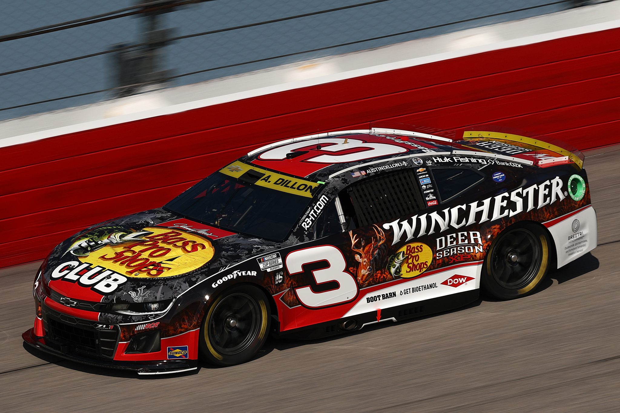 DARLINGTON, SOUTH CAROLINA - AUGUST 30: Austin Dillon, driver of the #3 BPS/Winchester Deer Season XP Chevrolet, drives during practice for the NASCAR Cup Series Cook Out Southern 500 at Darlington Raceway on August 30, 2025 in Darlington, South Carolina. (Photo by Jared C. Tilton/Getty Images) | Getty Images
