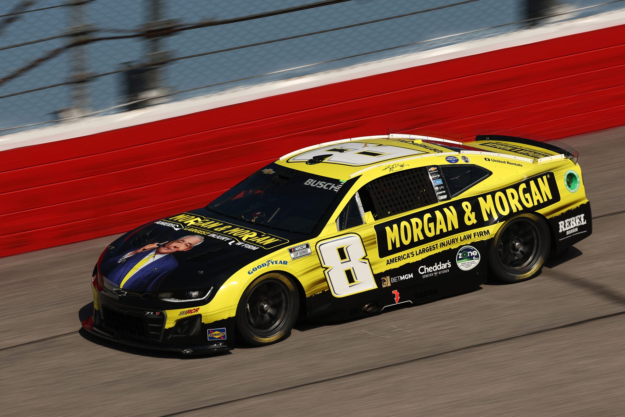 DARLINGTON, SOUTH CAROLINA - AUGUST 30: Kyle Busch, driver of the #8 Morgan & Morgan Chevrolet, drives during practice for the NASCAR Cup Series Cook Out Southern 500 at Darlington Raceway on August 30, 2025 in Darlington, South Carolina. (Photo by Jared C. Tilton/Getty Images) | Getty Images