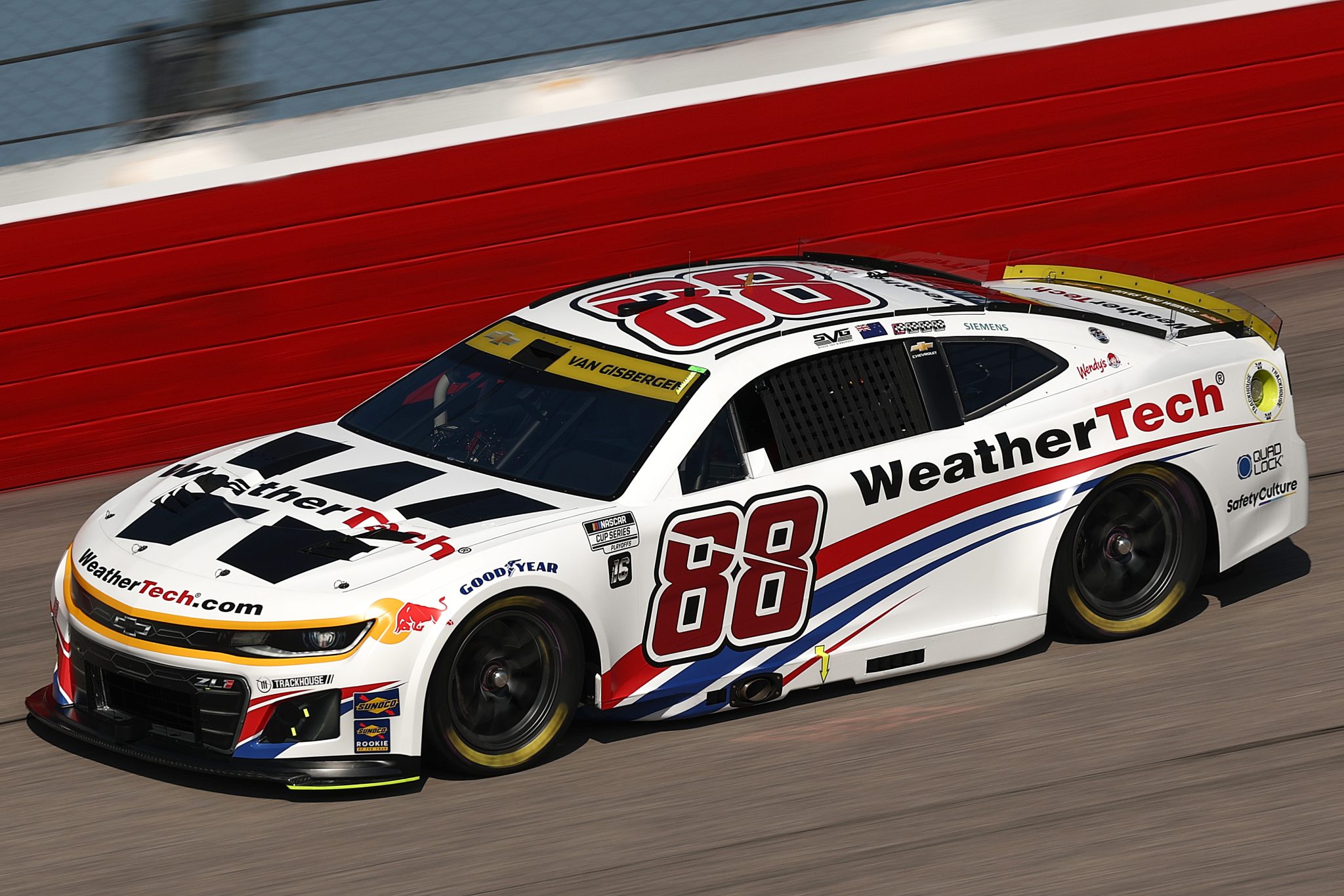 DARLINGTON, SOUTH CAROLINA - AUGUST 30: Shane van Gisbergen, driver of the #88 WeatherTech Chevrolet, drives during practice for the NASCAR Cup Series Cook Out Southern 500 at Darlington Raceway on August 30, 2025 in Darlington, South Carolina. (Photo by Jared C. Tilton/Getty Images) | Getty Images