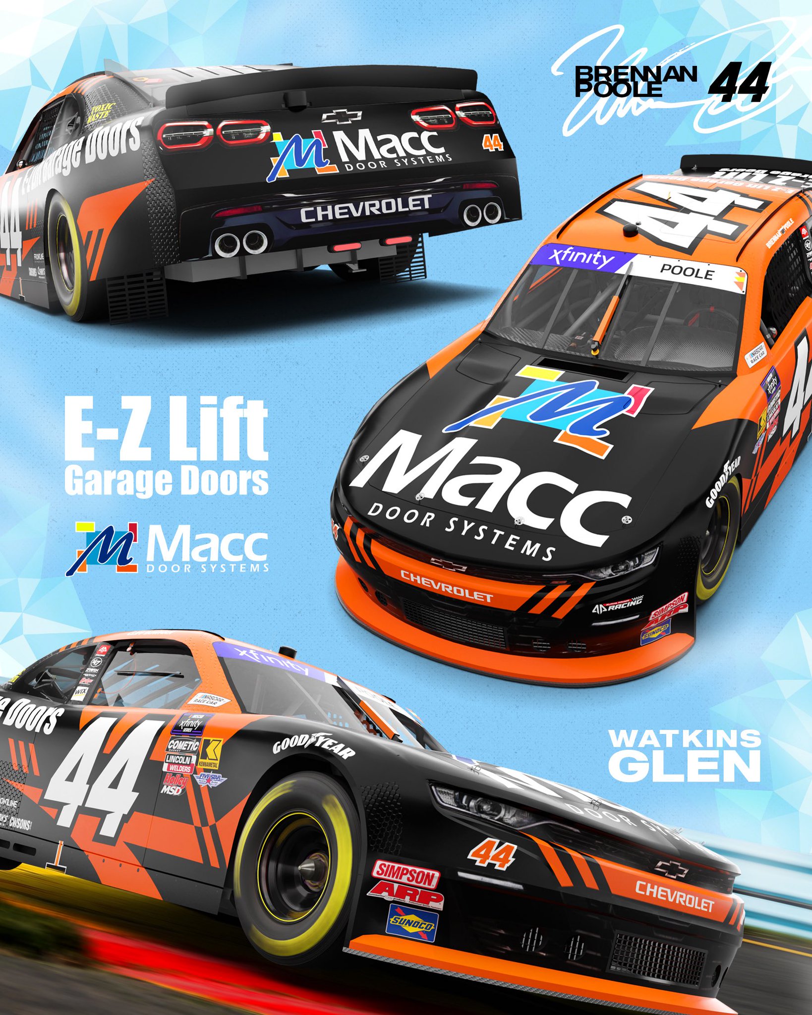 Brennan Poole Watkins Glen Scheme