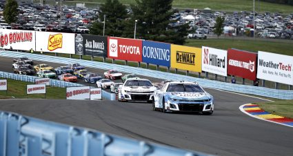 WATKINS GLEN, NEW YORK - SEPTEMBER 15: Ross Chastain, driver of the #1 Busch Light Chevrolet, drives during the NASCAR Cup Series Go Bowling at The Glen at Watkins Glen International on September 15, 2024 in Watkins Glen, New York. (Photo by Chris Graythen/Getty Images) | Getty Images